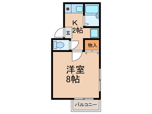 デルフィー六甲道の物件間取画像